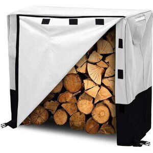 Firewood Cover, Log Rack Cover, Heavy Duty Waterproof [4 Ft] , L48xW24xH42 Inch